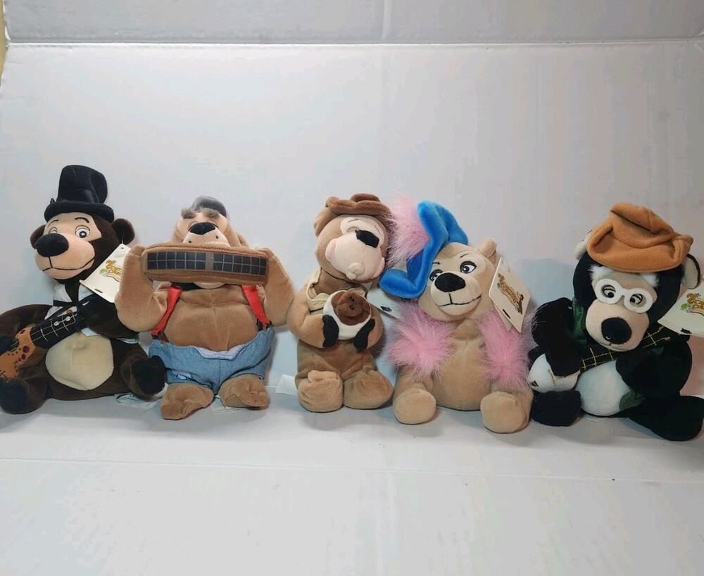 Disney Lot of 5 Country Critters 8" Plushes Mini Bean Bears ALL WITH TAGS